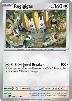 Regigigas 086/180 Poké Ball NM (ITA)