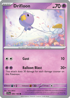 Drifloon 089/198 Reverse NM (ITA)
