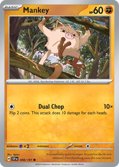 Mankey 098/252 NM (ITA)