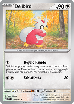 Delibird 105/188 Reverse NM (ITA)