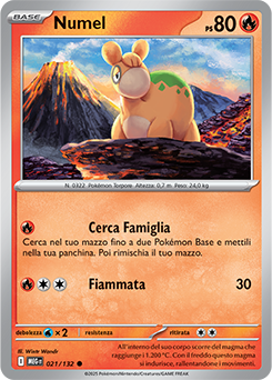Numel 021/188 Reverse NM (ITA)