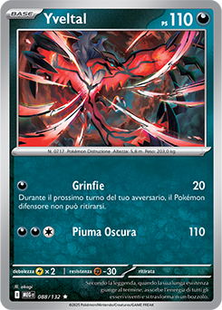 Yveltal 088/188 Reverse NM (ITA)