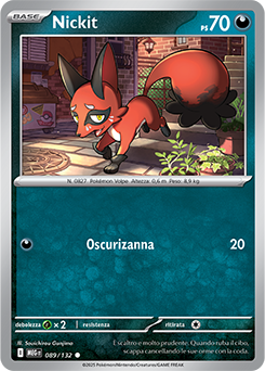 Nickit 089/188 Reverse NM (ITA)