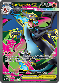 Mega Charizard X-ex 109/130 NM (ITA)
