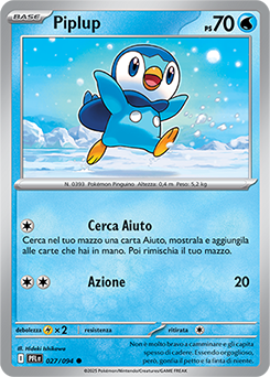 Piplup 027/130 Reverse NM (ITA)