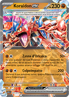 Koraidon-ex 121/295 Reverse Energy Pattern NM (ITA)