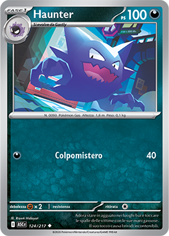 Haunter 124/295 Reverse Energy Pattern NM (ITA)