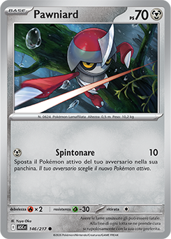 Pawniard 146/295 Reverse Energy Pattern NM (ITA)