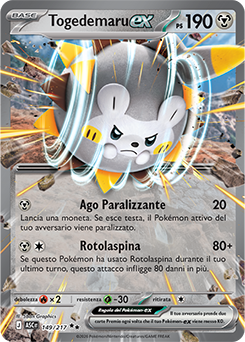 Togedemaru-ex 149/295 Reverse Energy Pattern NM (ITA)