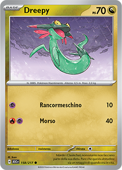 Dreepy 158/295 Reverse Energy Pattern NM (ITA)