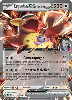 Kangaskhan-ex del Team Rocket 162/295 Reverse Ball Pattern NM (ITA)