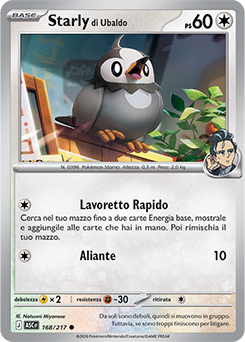 Starly di Ubaldo 168/295 Reverse Energy Pattern NM (ITA)