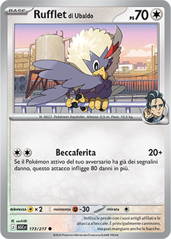 Rufflet di Ubaldo 173/295 Reverse Energy Pattern NM (ITA)