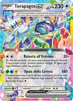 Terapagos-ex 179/295 Reverse Ball Pattern NM (ITA)