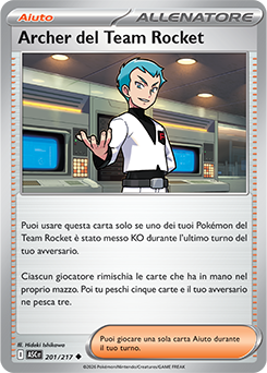 Archer del Team Rocket 201/295 NM (ITA)