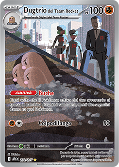 Dugtrio del Team Rocket 239/295 NM (ITA)