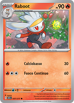 Raboot 037/295 Reverse Ball Pattern NM (ITA)
