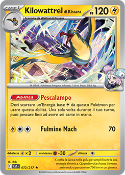 Kilowattrel di Kissara 072/295 Reverse Energy Pattern NM (ITA)