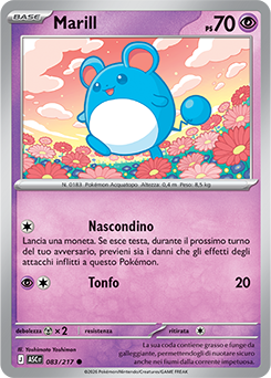 Marill 083/295 Reverse Energy Pattern NM (ITA)