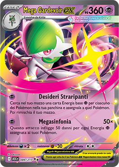 Mega Gardevoir-ex 089/295 Reverse Energy Pattern NM (ITA)