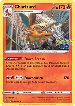 Charizard 010/78 Reverse NM (ITA)