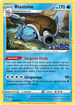Blastoise 017/78 Reverse NM (ITA)