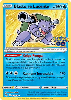Blastoise Lucente 018/78 NM (ITA)