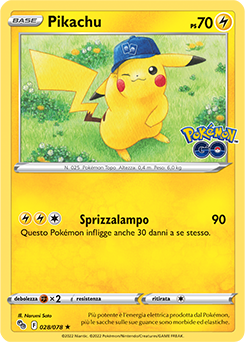Pikachu 028/78 Reverse NM (ITA)
