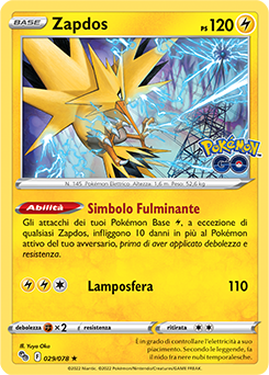 Zapdos 029/78 Reverse NM (ITA)