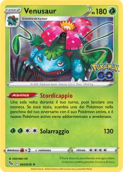 Venusaur 003/78 Reverse NM (ITA)