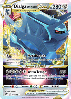 Dialga Originale-V ASTRO 114/189 NM (ITA)