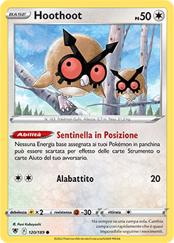 Hoothoot 120/189 Reverse NM (ITA)