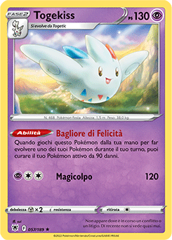 Togekiss 057/189 Holo NM (ITA)