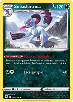 Sneasler di Hisui 093/189 Holo NM (ITA)