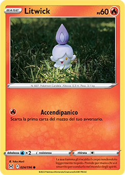 Litwick 024/196 Reverse NM (ITA)