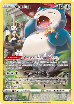 Snorlax TG10/TG30 NM (ITA)