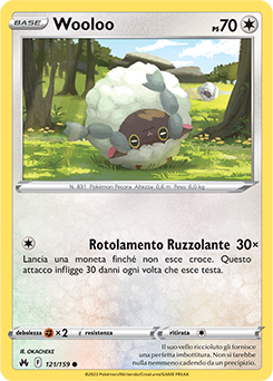 Wooloo 121/159 Reverse NM (ITA)
