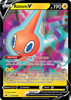 Rotom-V 045/159 NM (ITA)