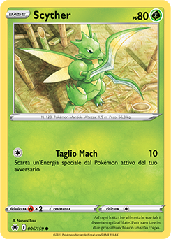Scyther 006/159 Reverse NM (ITA)