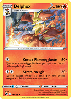 Delphox 027/195 Reverse NM (ITA)