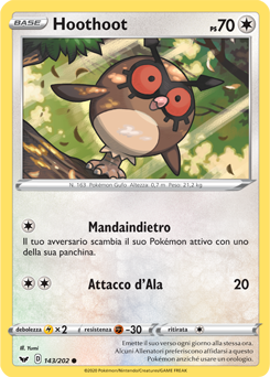 Hoothoot 143/202 Reverse NM (ITA)