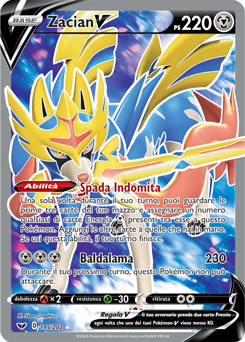 Zacian-V 195/202 NM (ITA)