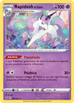 Rapidash di Galar 082/202 NM (ITA)