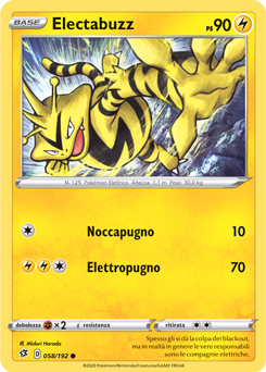 Electabuzz 058/192 NM (ITA)
