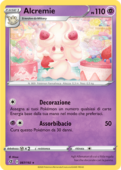 Alcremie 087/192 Reverse NM (ITA)