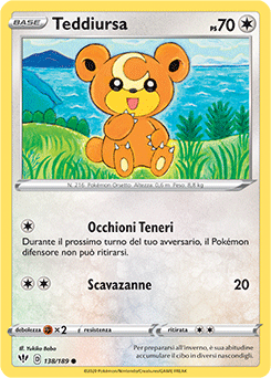 Teddiursa 138/189 Reverse NM (ITA)