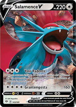 Salamence-V 143/189 NM (ITA)