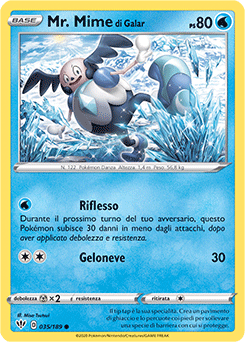 Mr. Mime di Galar 035/189 Reverse NM (ITA)