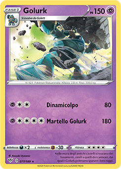 Golurk 077/189 Reverse NM (ITA)