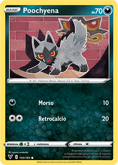 Poochyena 103/185 NM (ITA)